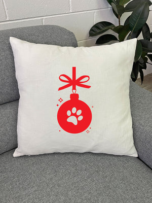 Pet Lovers Christmas Linen Cushion Cover