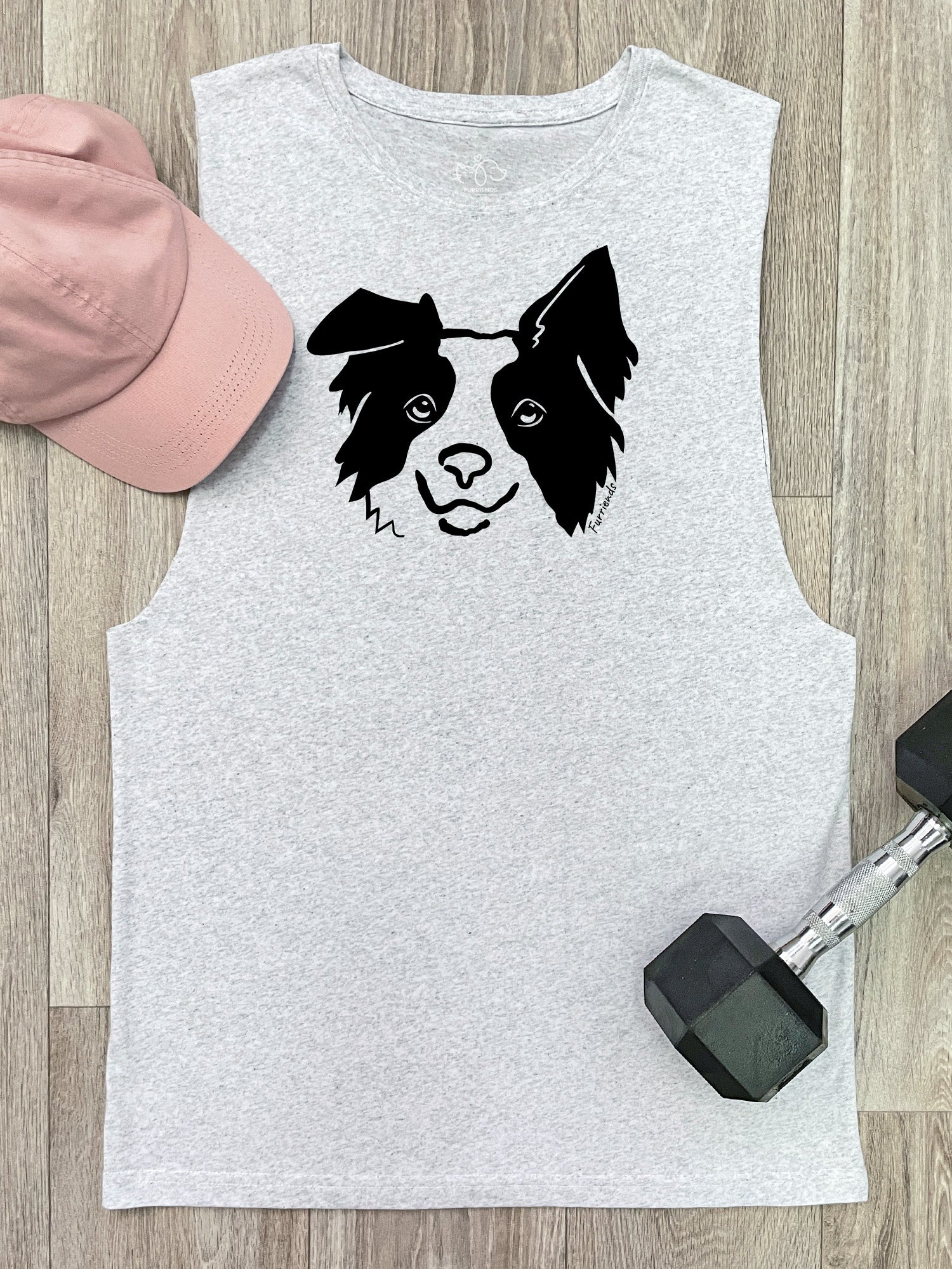 Border Collie Axel Drop Armhole Muscle Tank