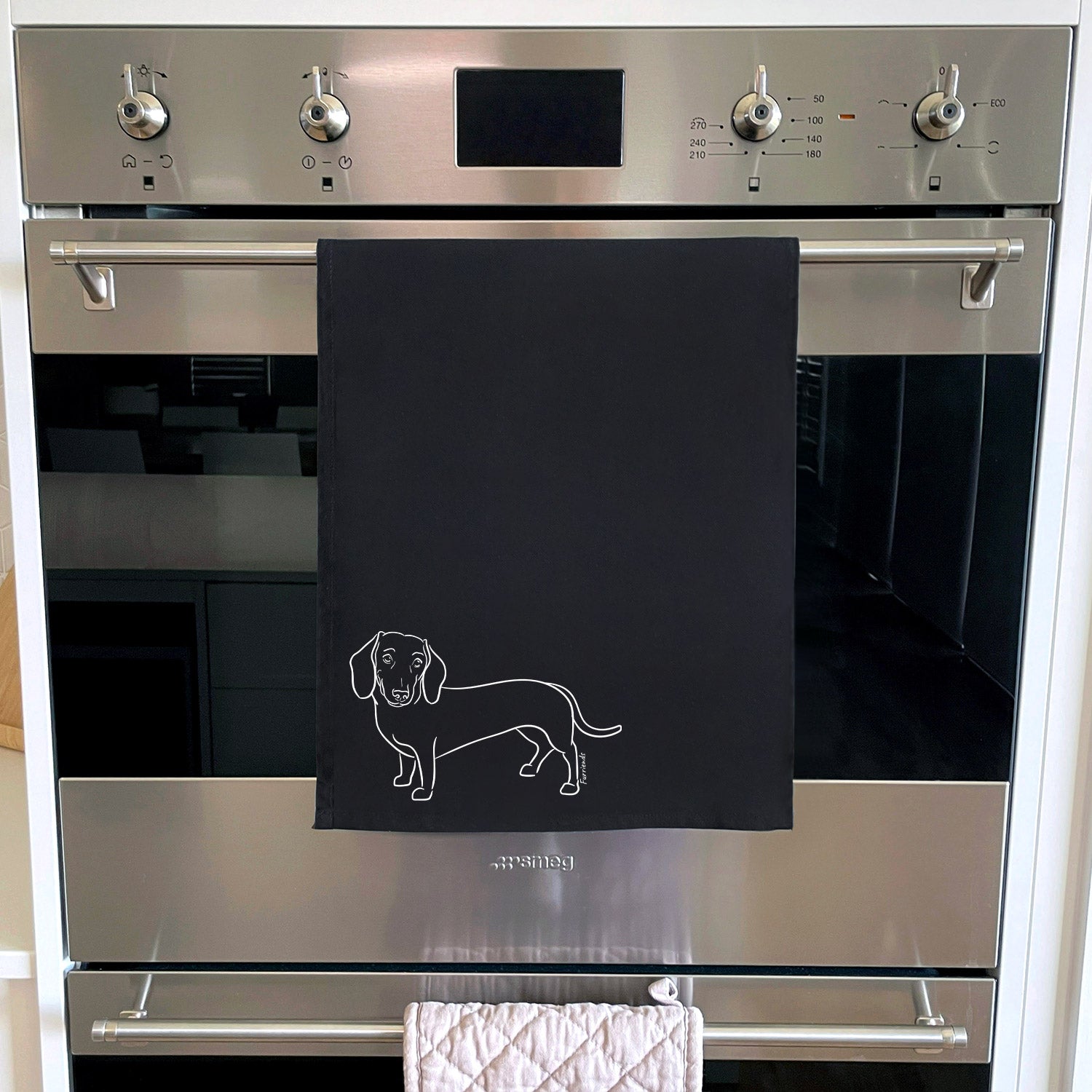 Dachshund Tea Towel