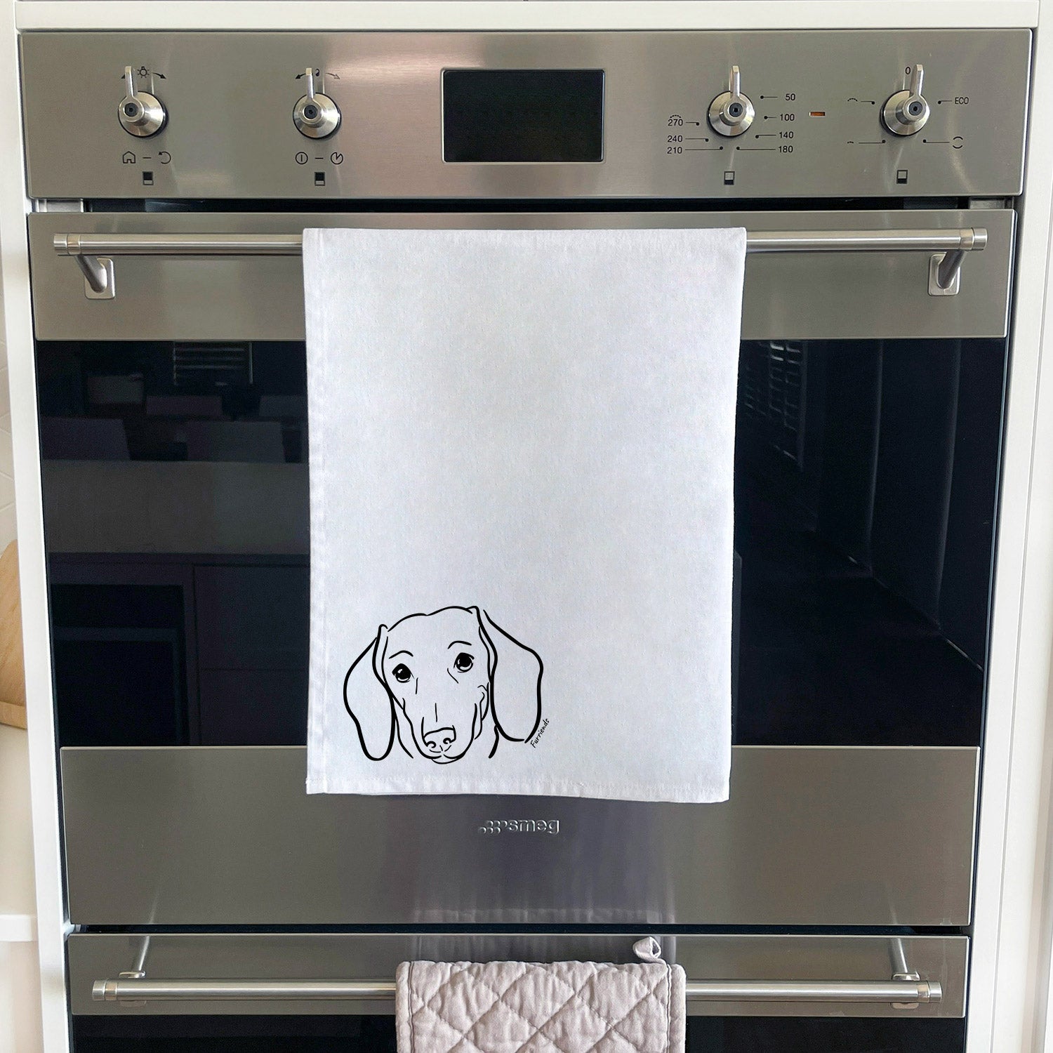 Dachshund Tea Towel