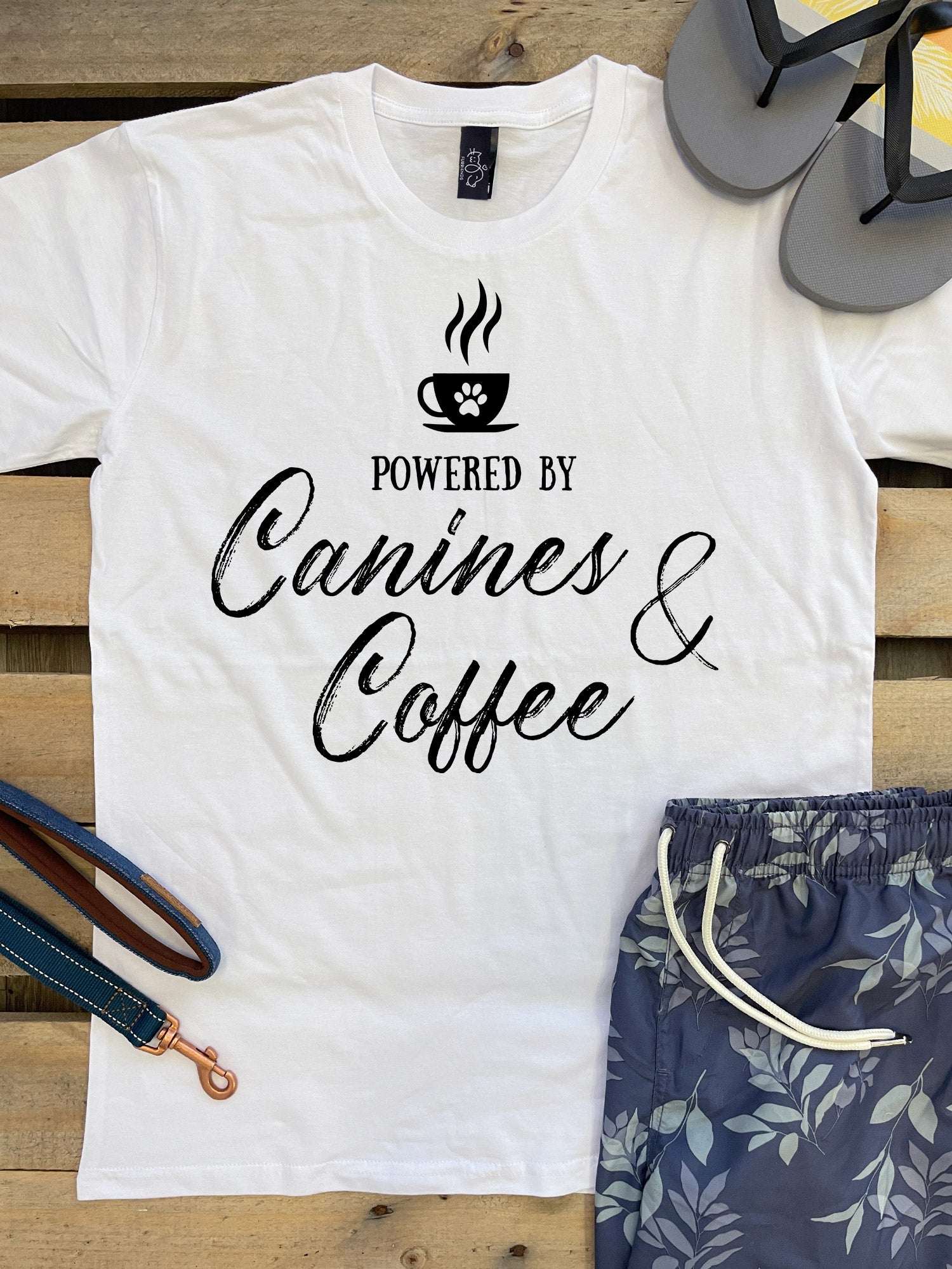 Canines & Coffee Essential Unisex Tee