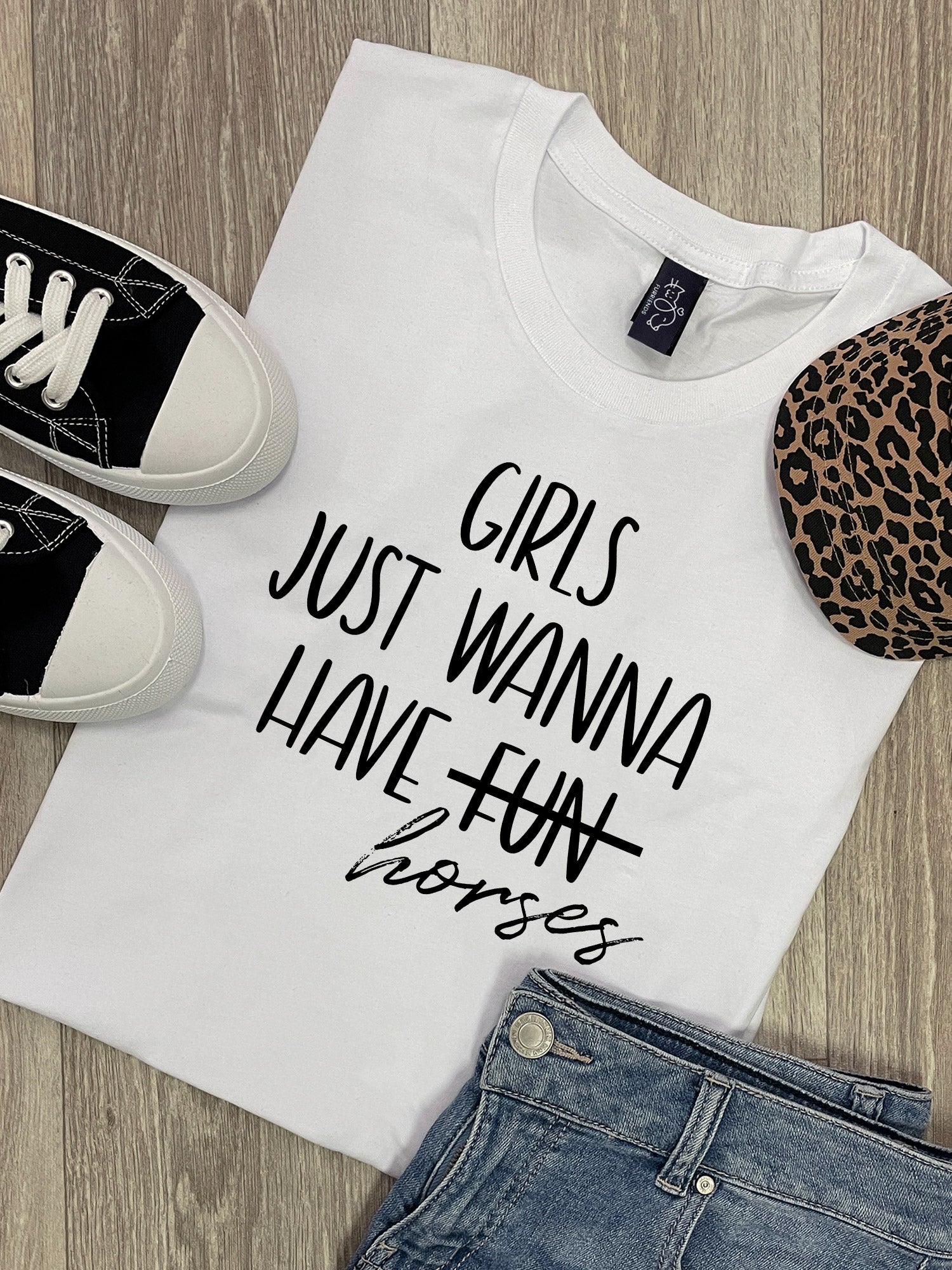 Girls Just Wanna Have Horses Ava Women's Regular Fit Tee