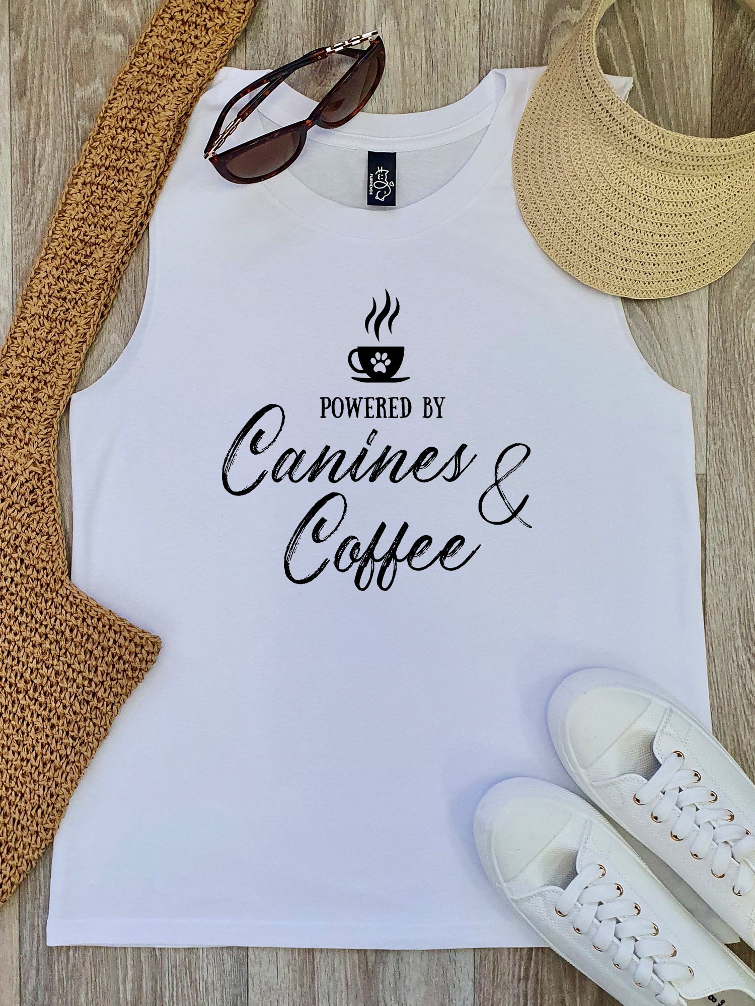 Canines & Coffee Marley Tank