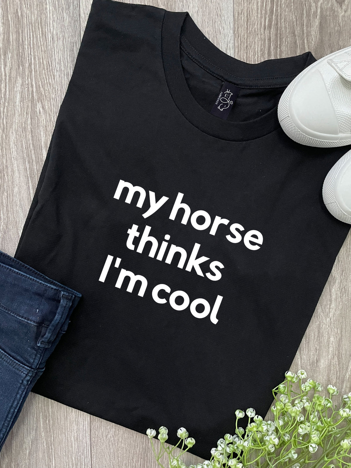 My Horse Thinks I&#39;m Cool Ava Women&#39;s Regular Fit Tee