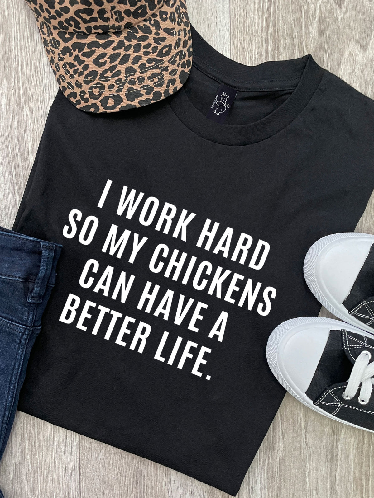 I Work Hard So My Chickens Can Have A Better Life Ava Women&#39;s Regular Fit Tee