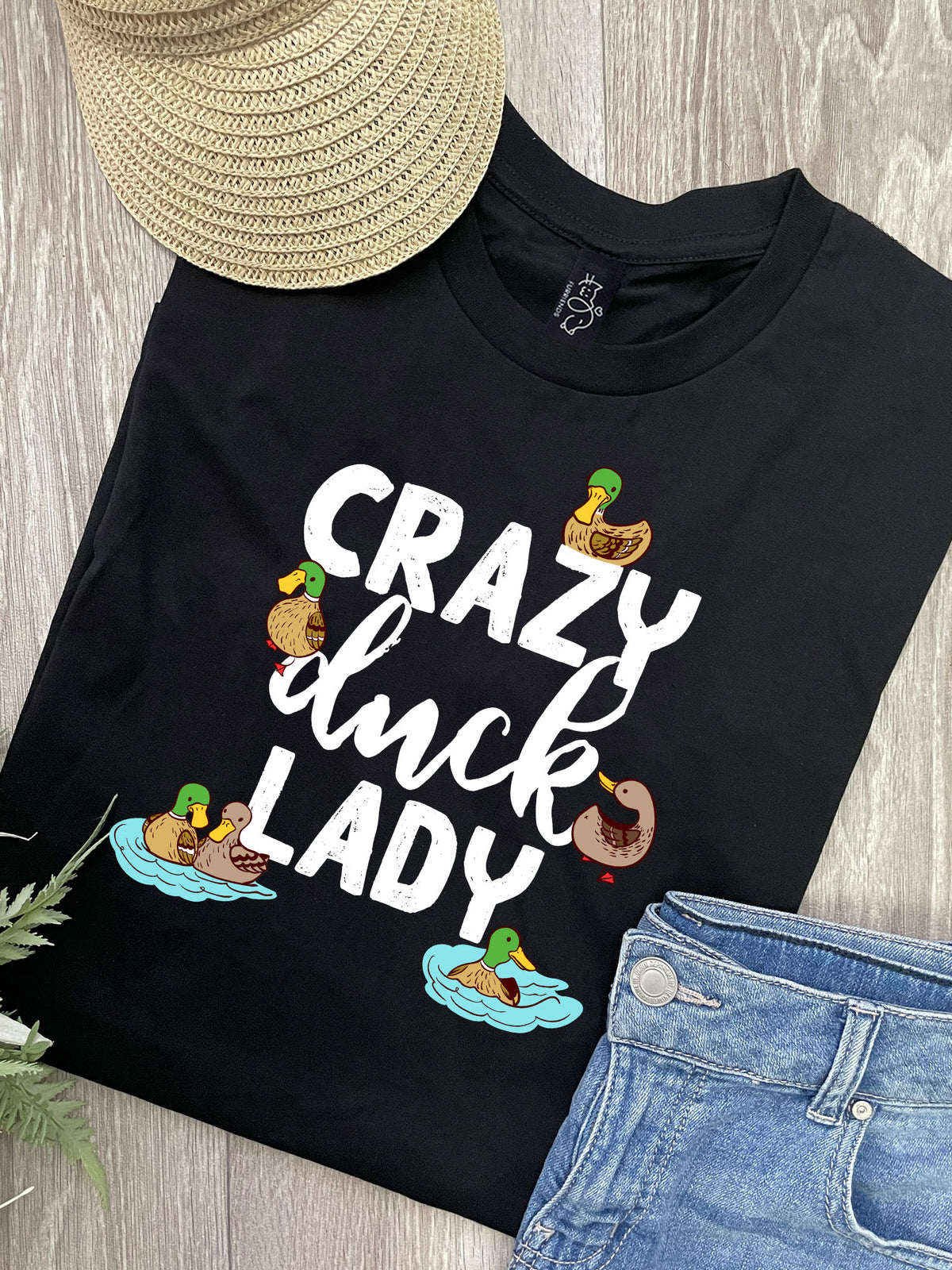 Crazy Duck Lady Ava Women&#39;s Regular Fit Tee