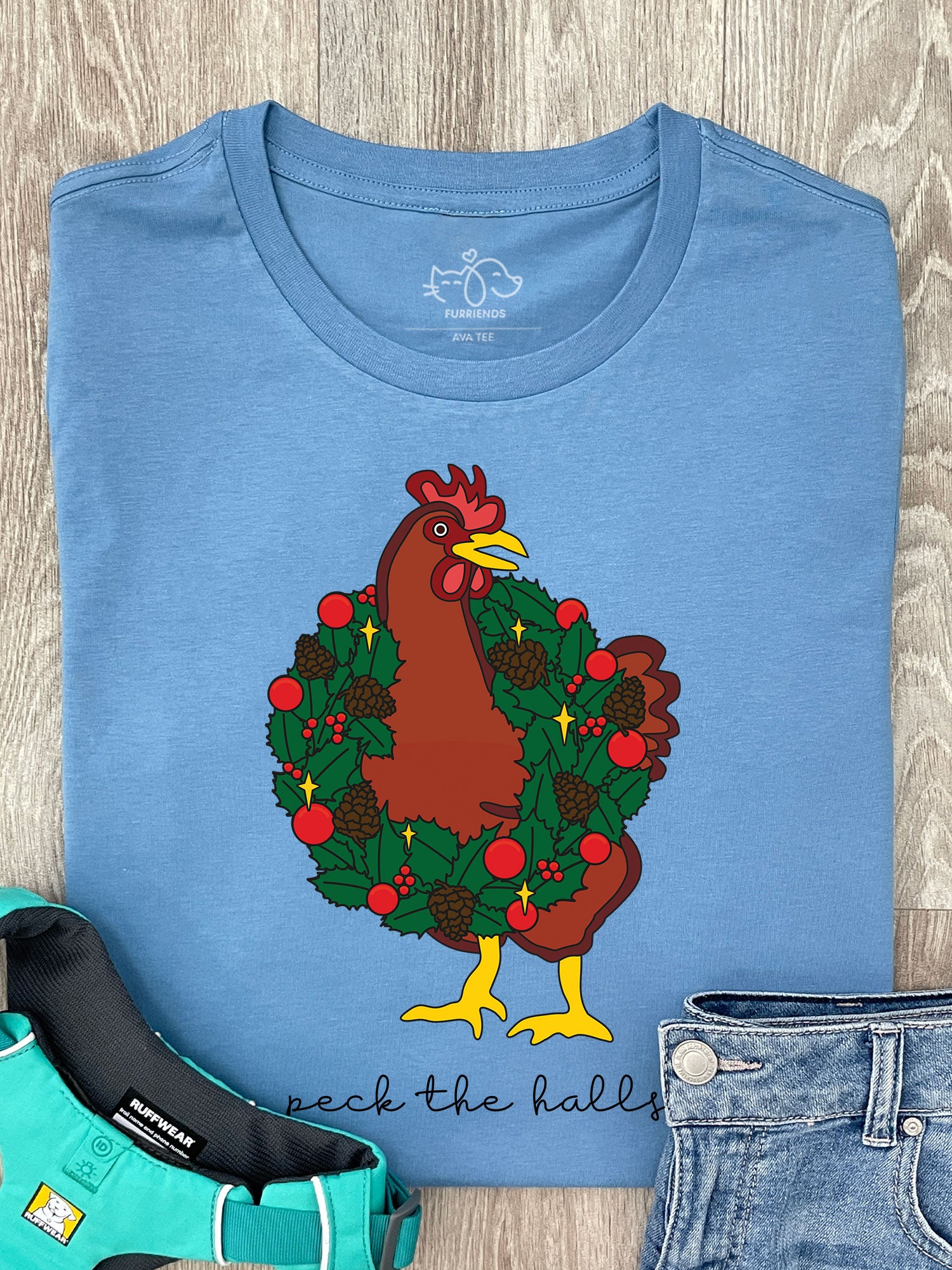 Peck The Halls Ava Women's Regular Fit Tee