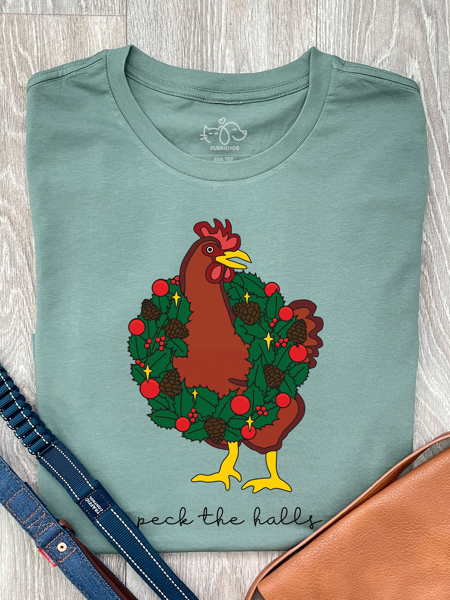 Peck The Halls Ava Women's Regular Fit Tee