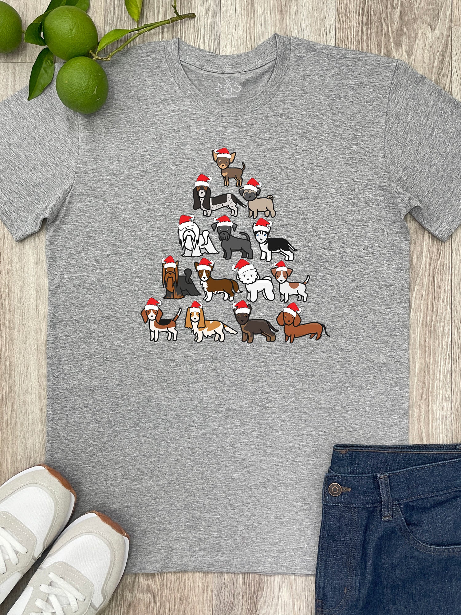 Merry Woofmas Tree Essential Unisex Tee