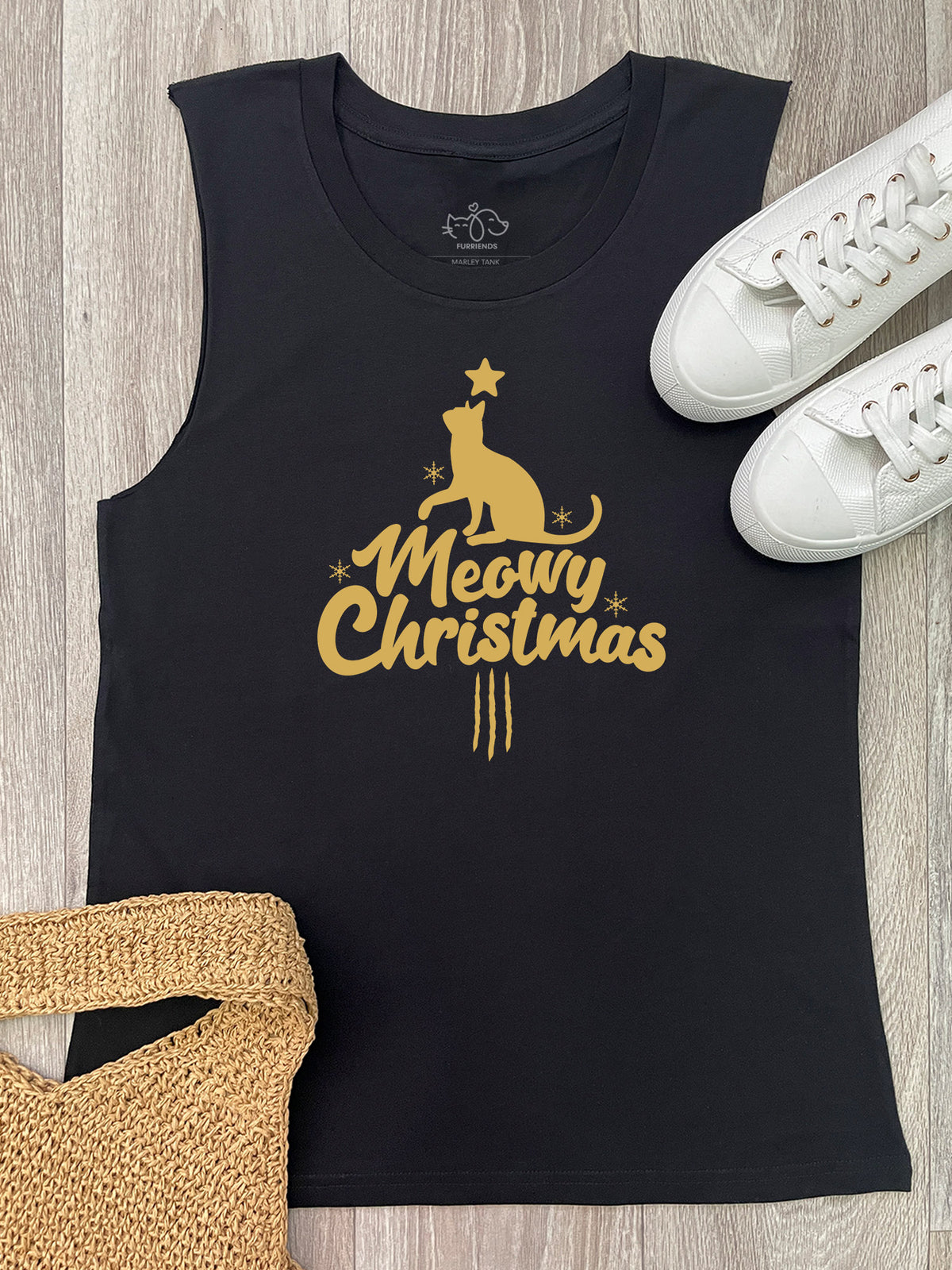 Meowy Christmas Marley Tank