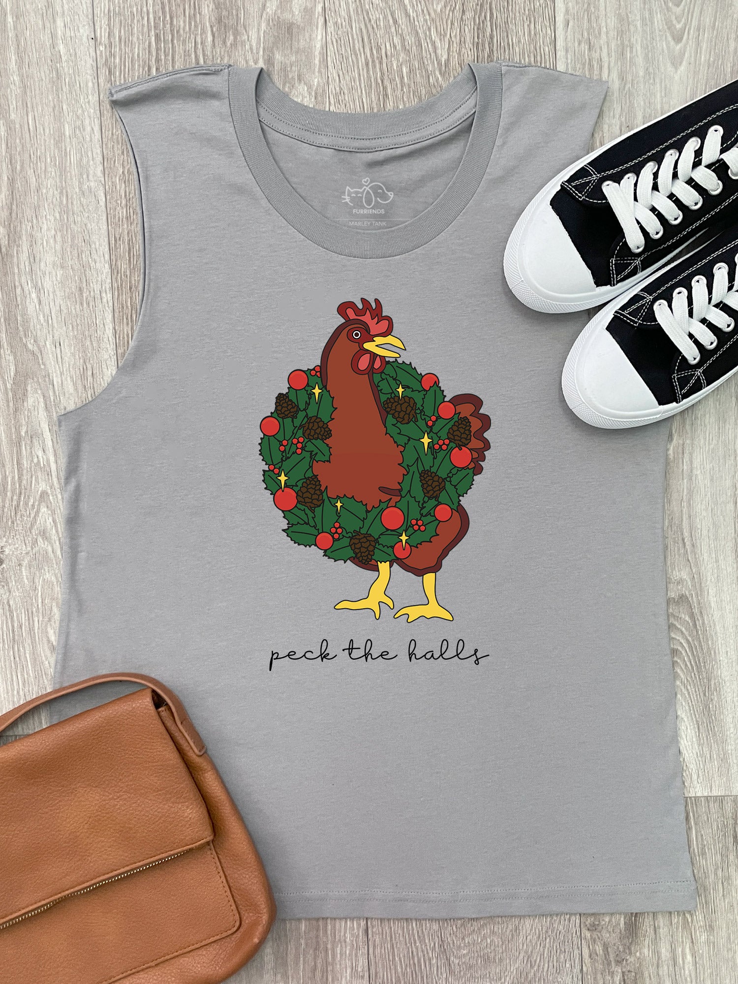 Peck The Halls Marley Tank