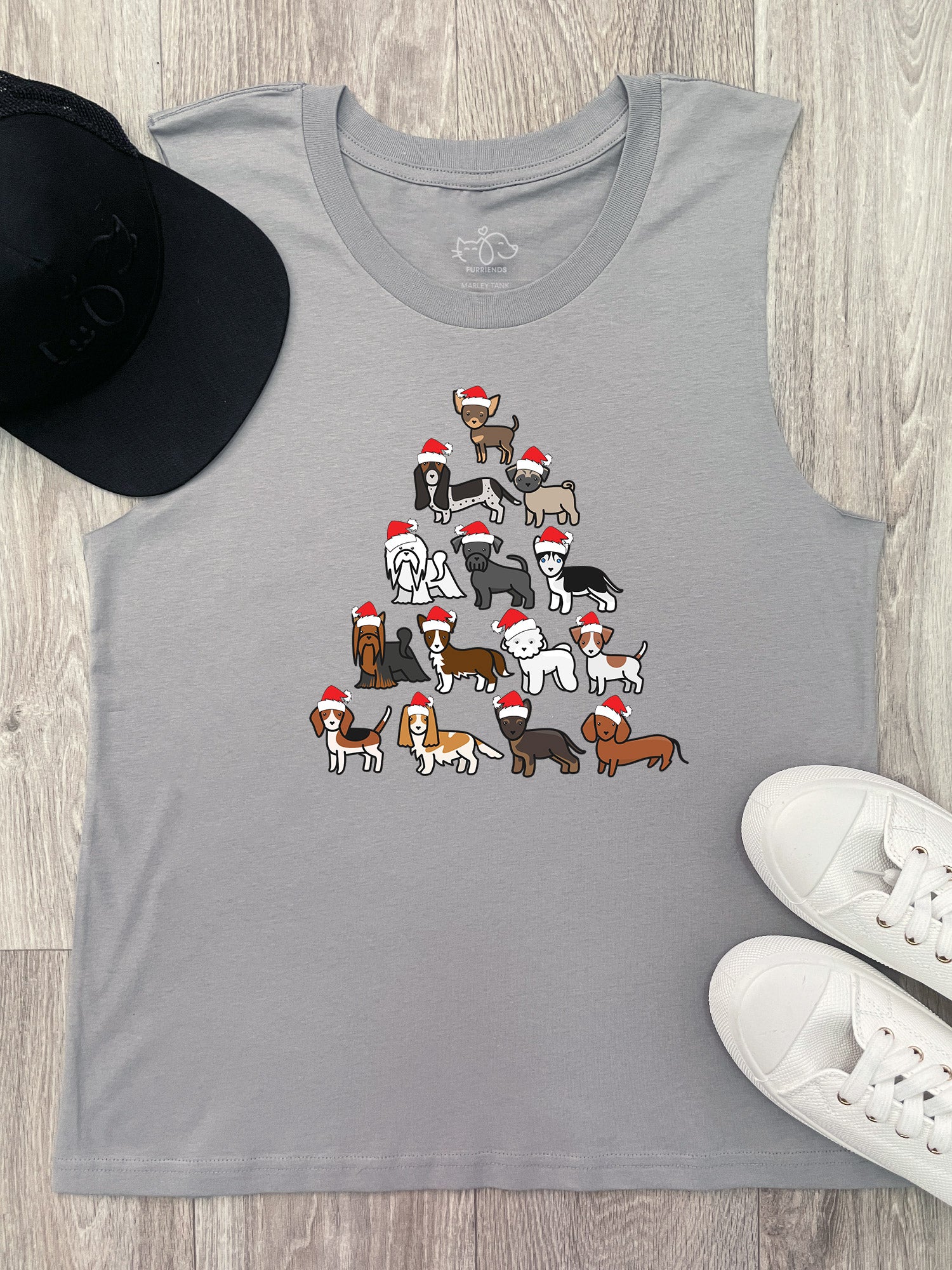 Merry Woofmas Tree Marley Tank