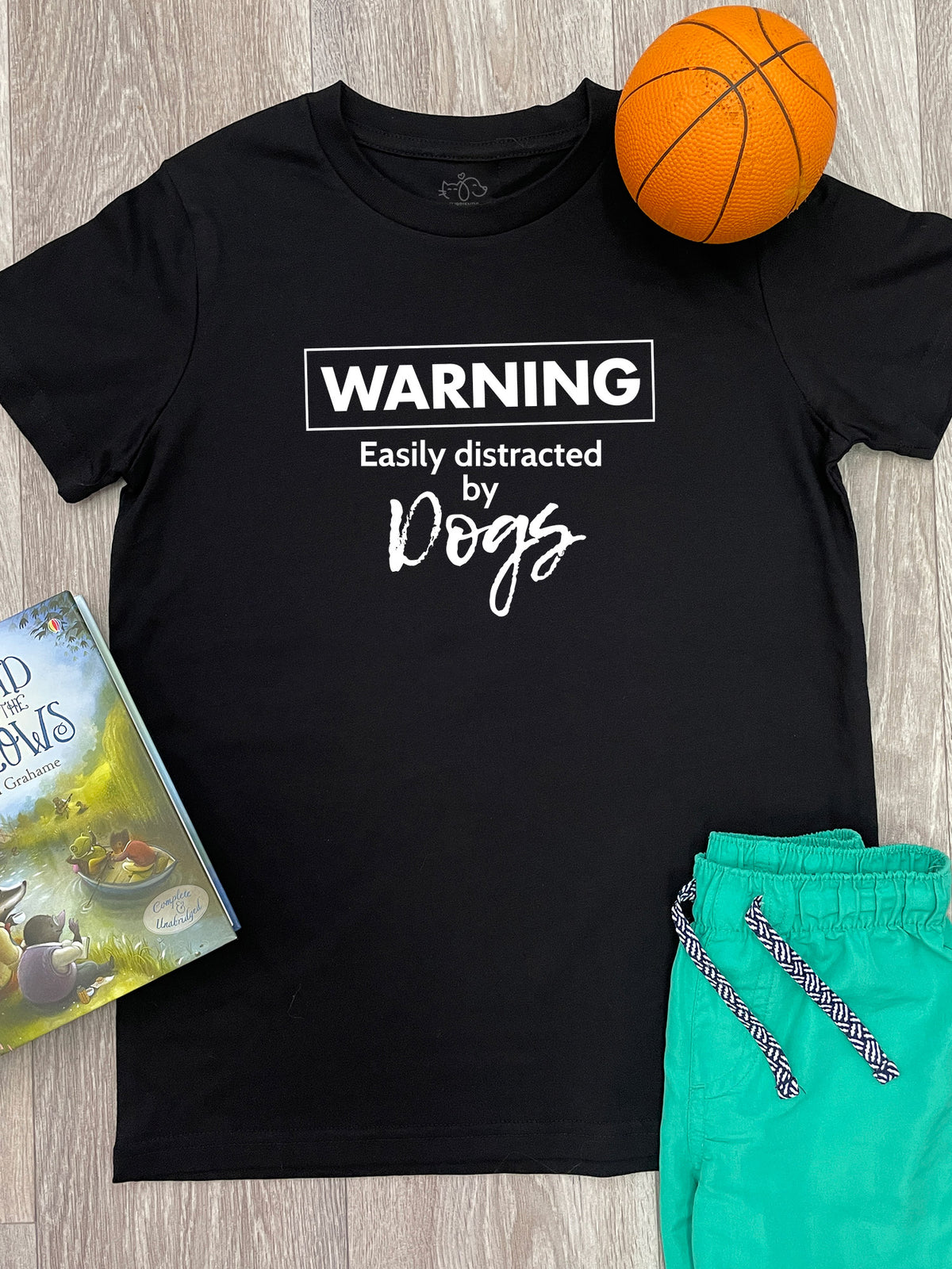 Warning! Easily Distracted By Dogs Youth Tee