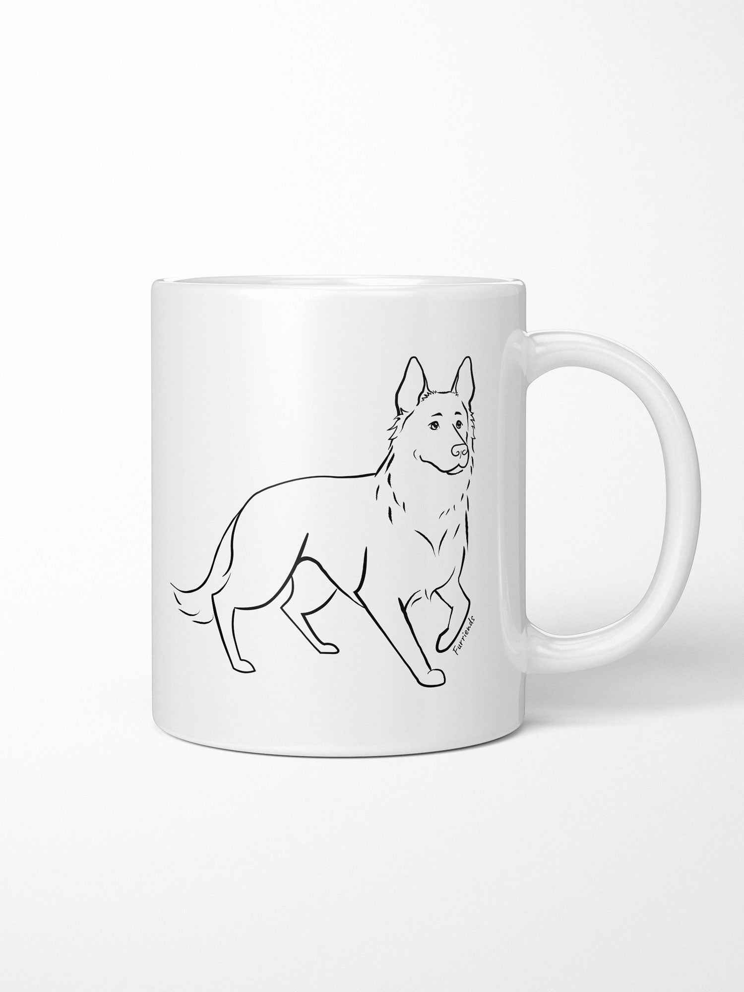 German Shepherd Ceramic Mug