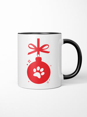 Pet Lovers Christmas Ceramic Two Tone Mug