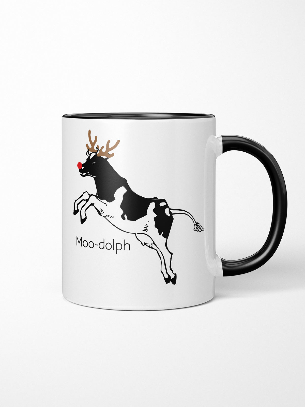 Moo-dolph Ceramic Two Tone Mug