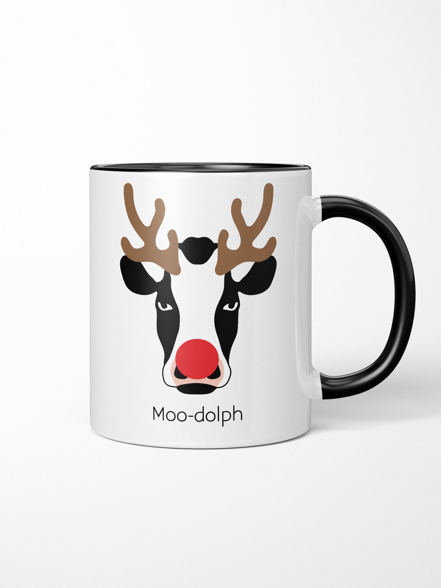 Moody Moo-dolph Ceramic Two Tone Mug