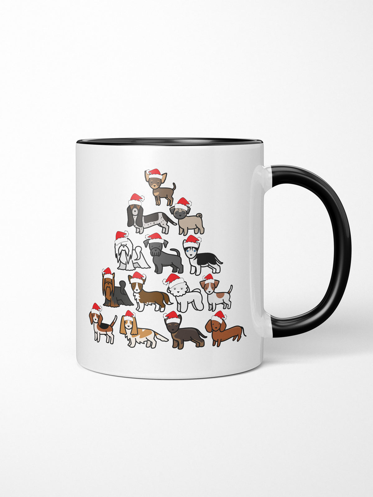 Merry Woofmas Tree Ceramic Two Tone Mug