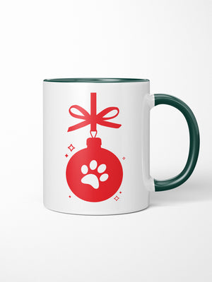 Pet Lovers Christmas Ceramic Two Tone Mug