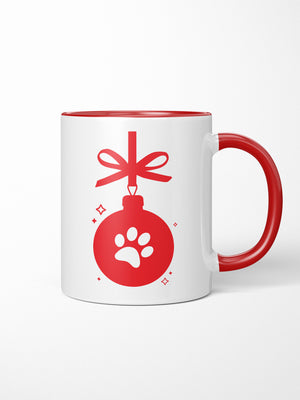 Pet Lovers Christmas Ceramic Two Tone Mug