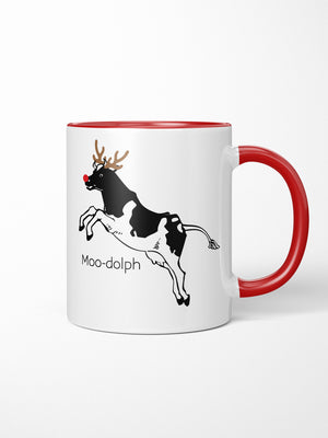 Moo-dolph Ceramic Two Tone Mug