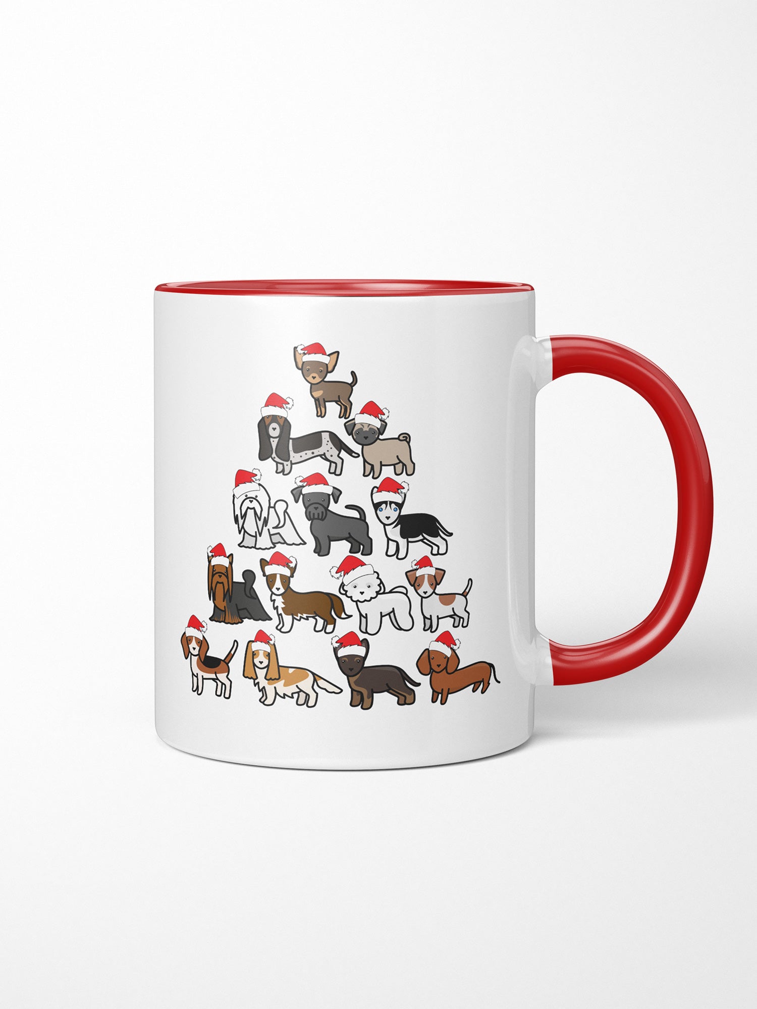 Merry Woofmas Tree Ceramic Two Tone Mug