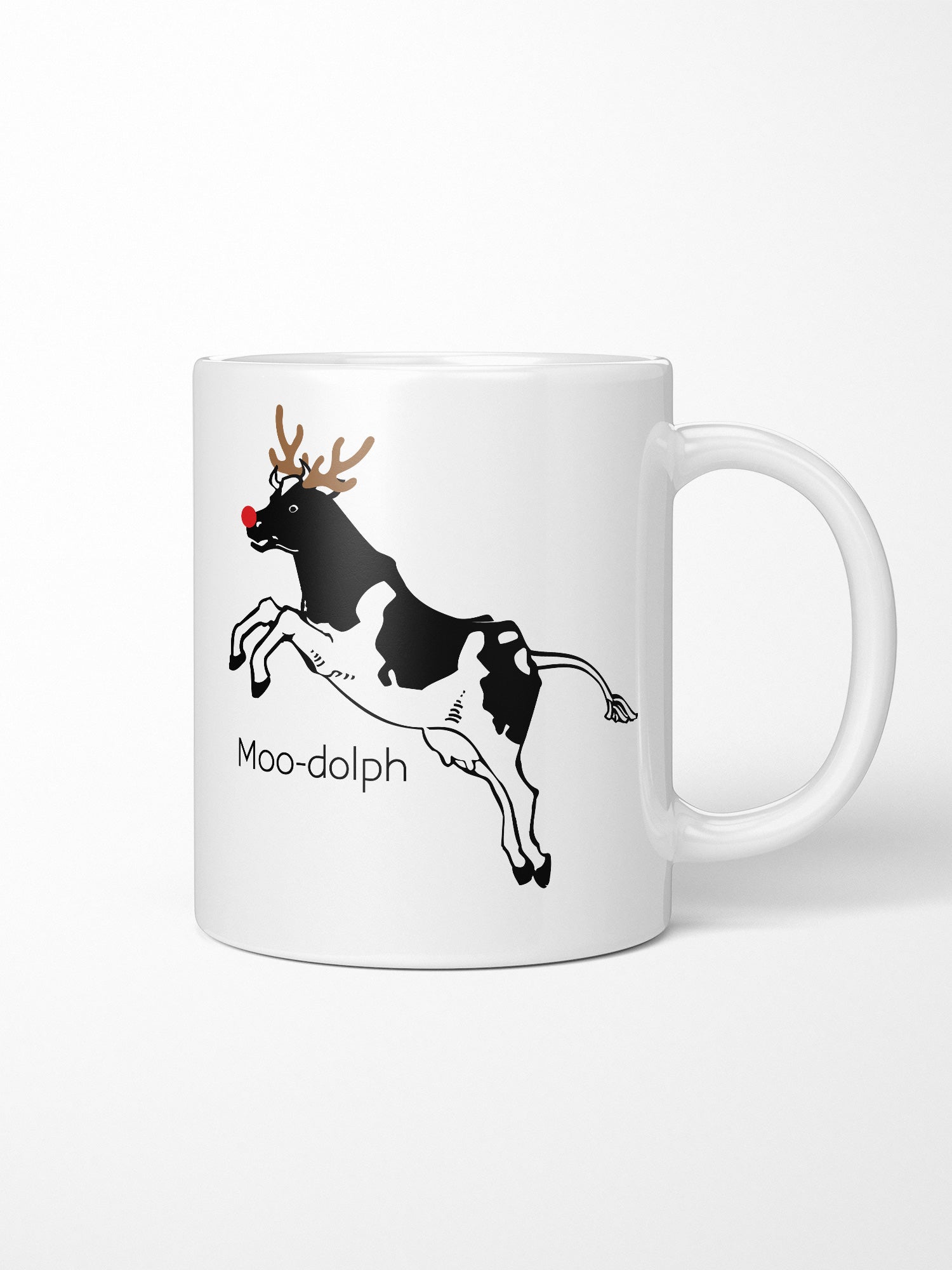 Moo-dolph Ceramic Two Tone Mug