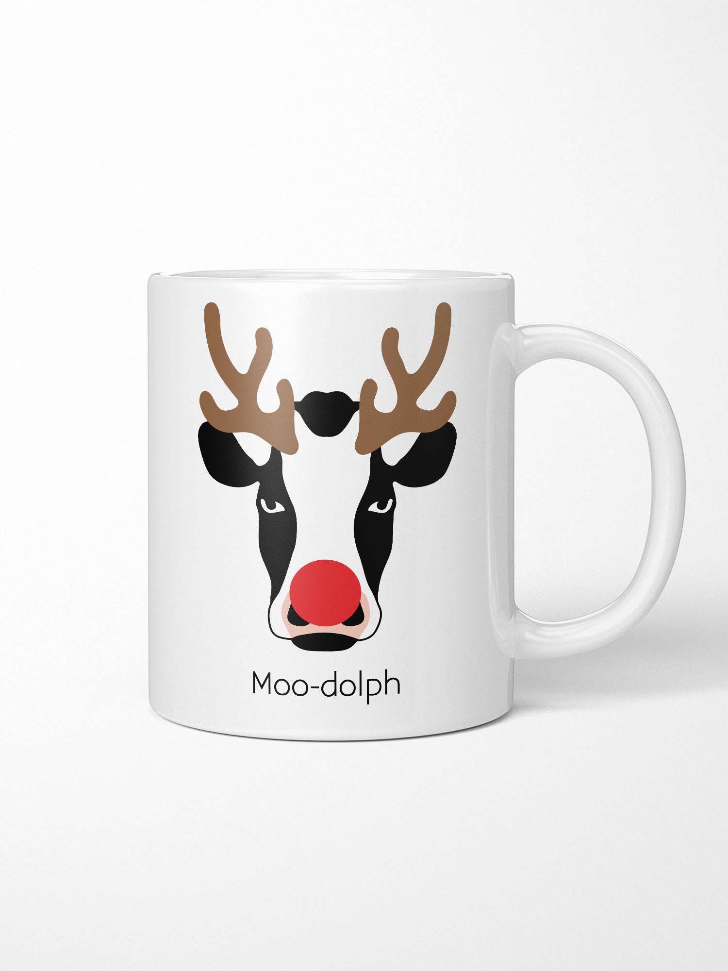 Moody Moo-dolph Ceramic Two Tone Mug