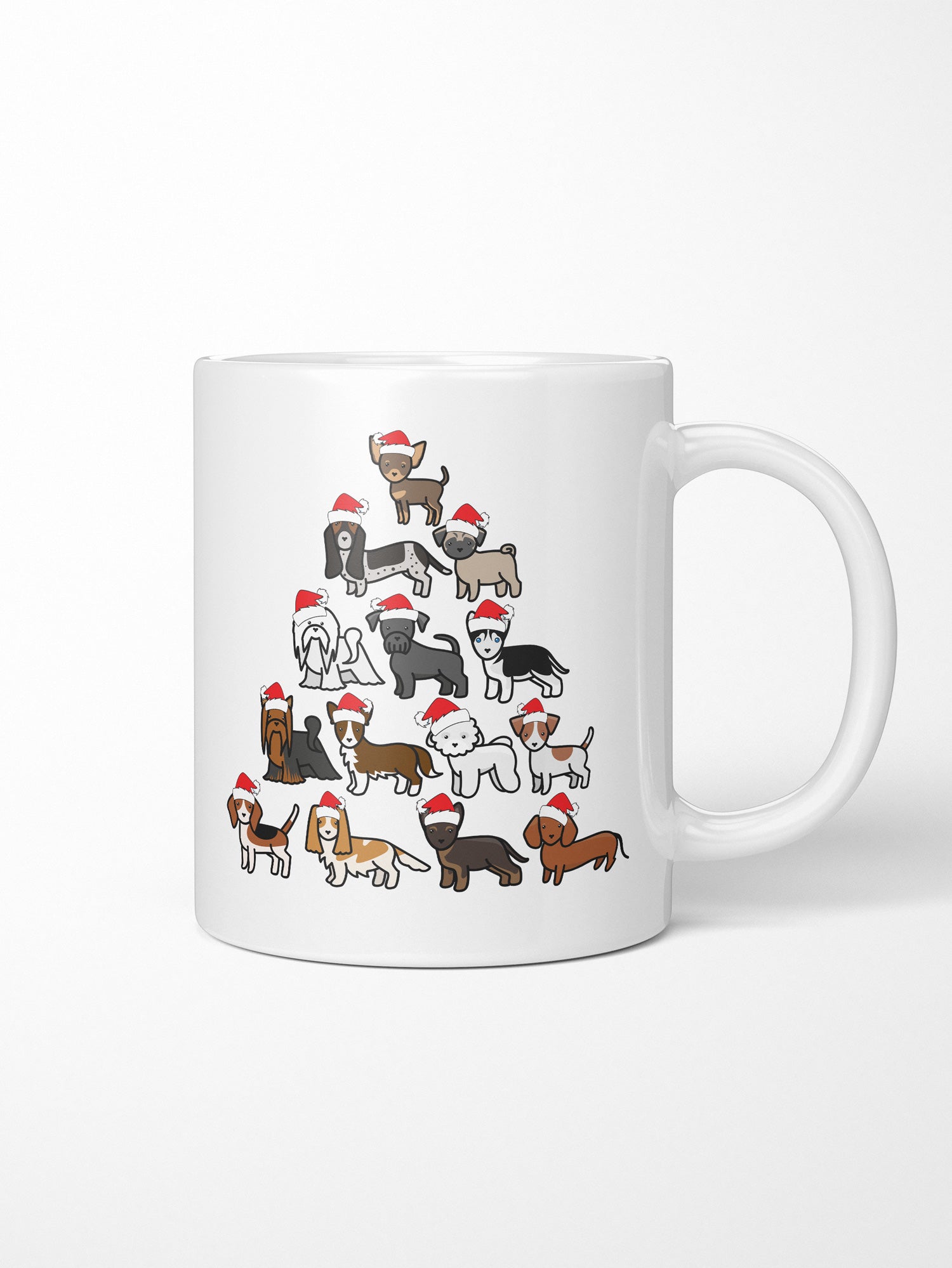 Merry Woofmas Tree Ceramic Two Tone Mug