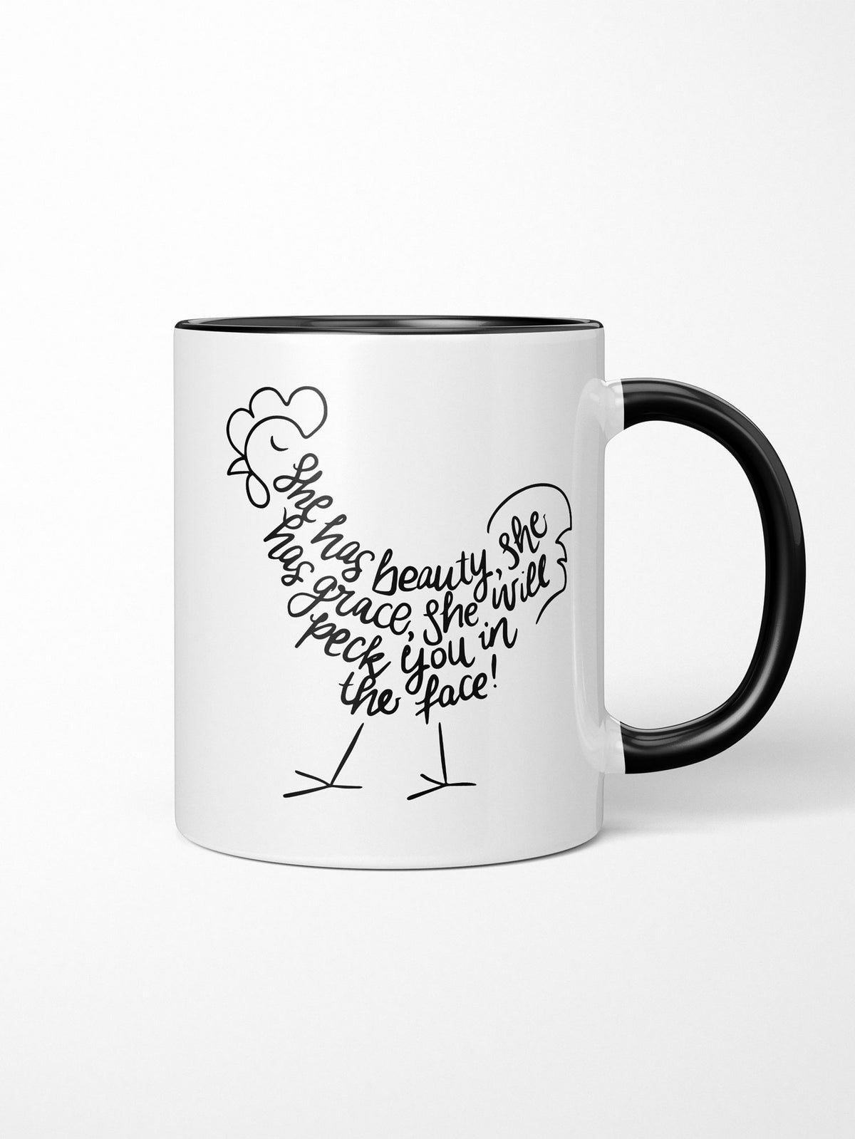 Peck You In The Face Ceramic Mug