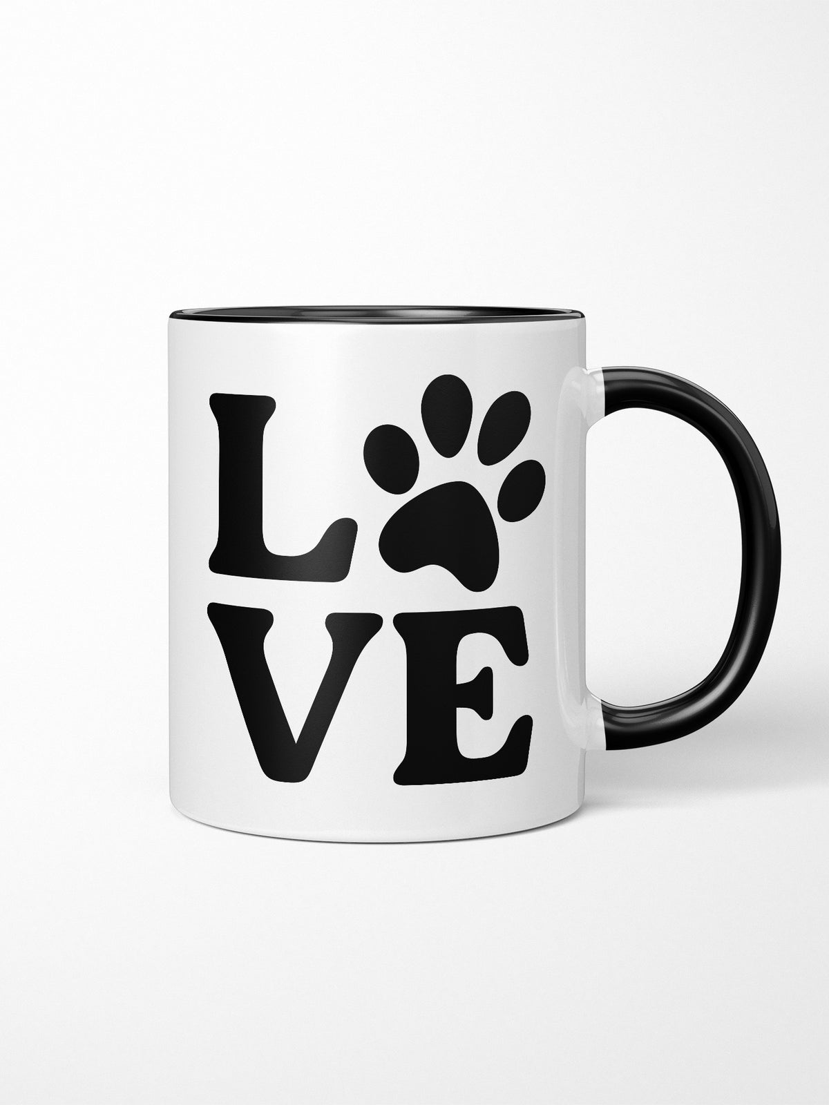 LOVE Ceramic Two Tone Mug