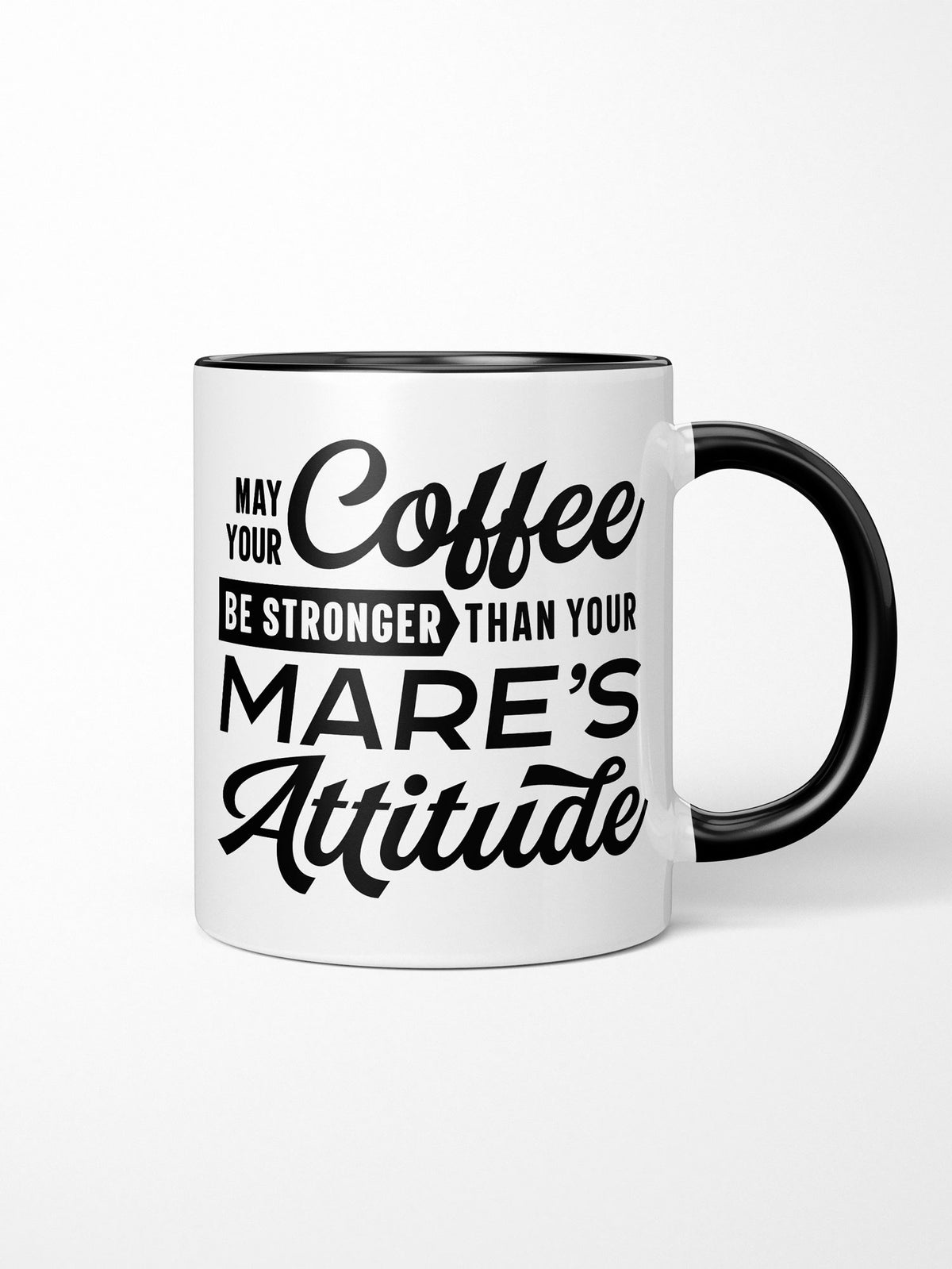 Mare&#39;s Attitude Ceramic Two Tone Mug