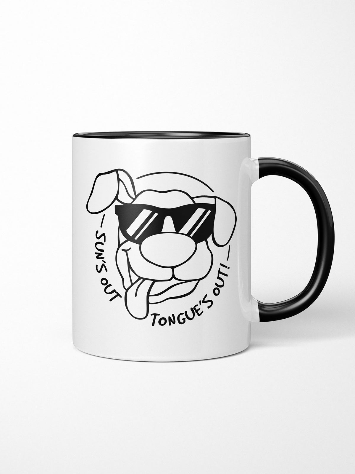 Sun&#39;s Out Tongue&#39;s Out Ceramic Mug