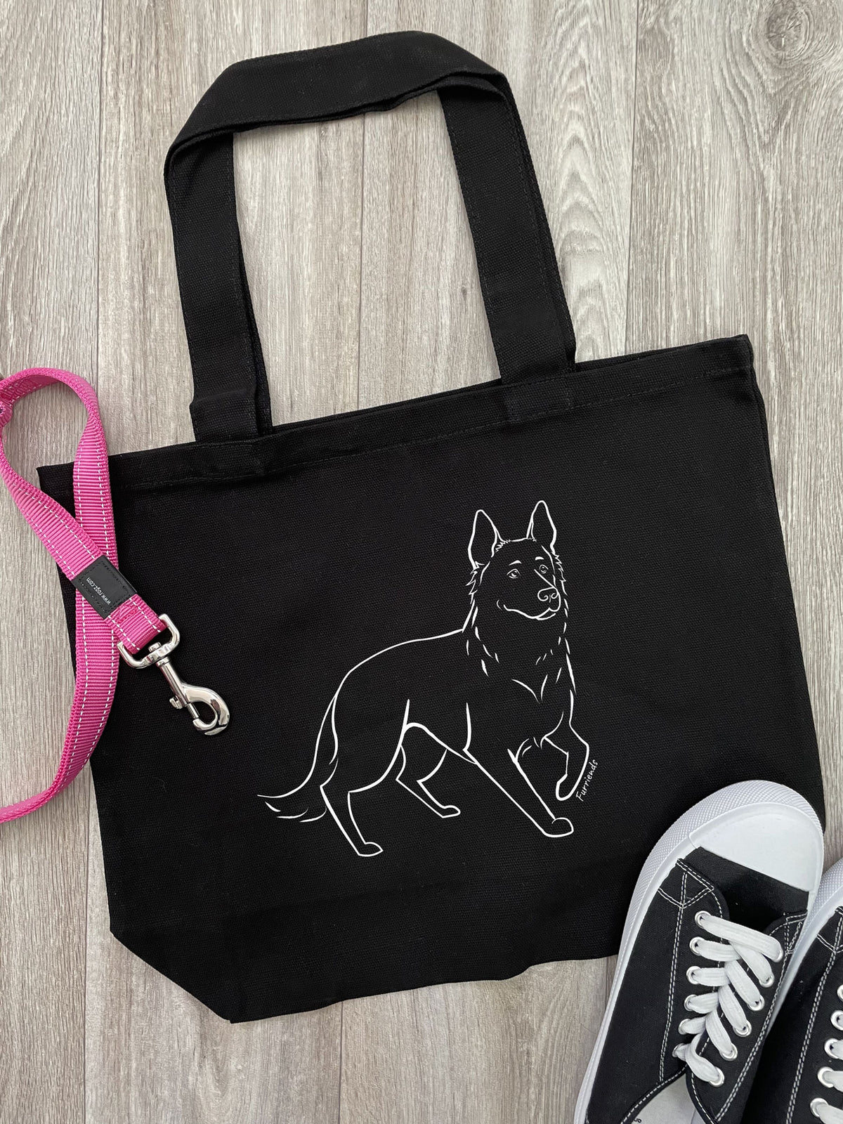 German shepherd shop tote bag