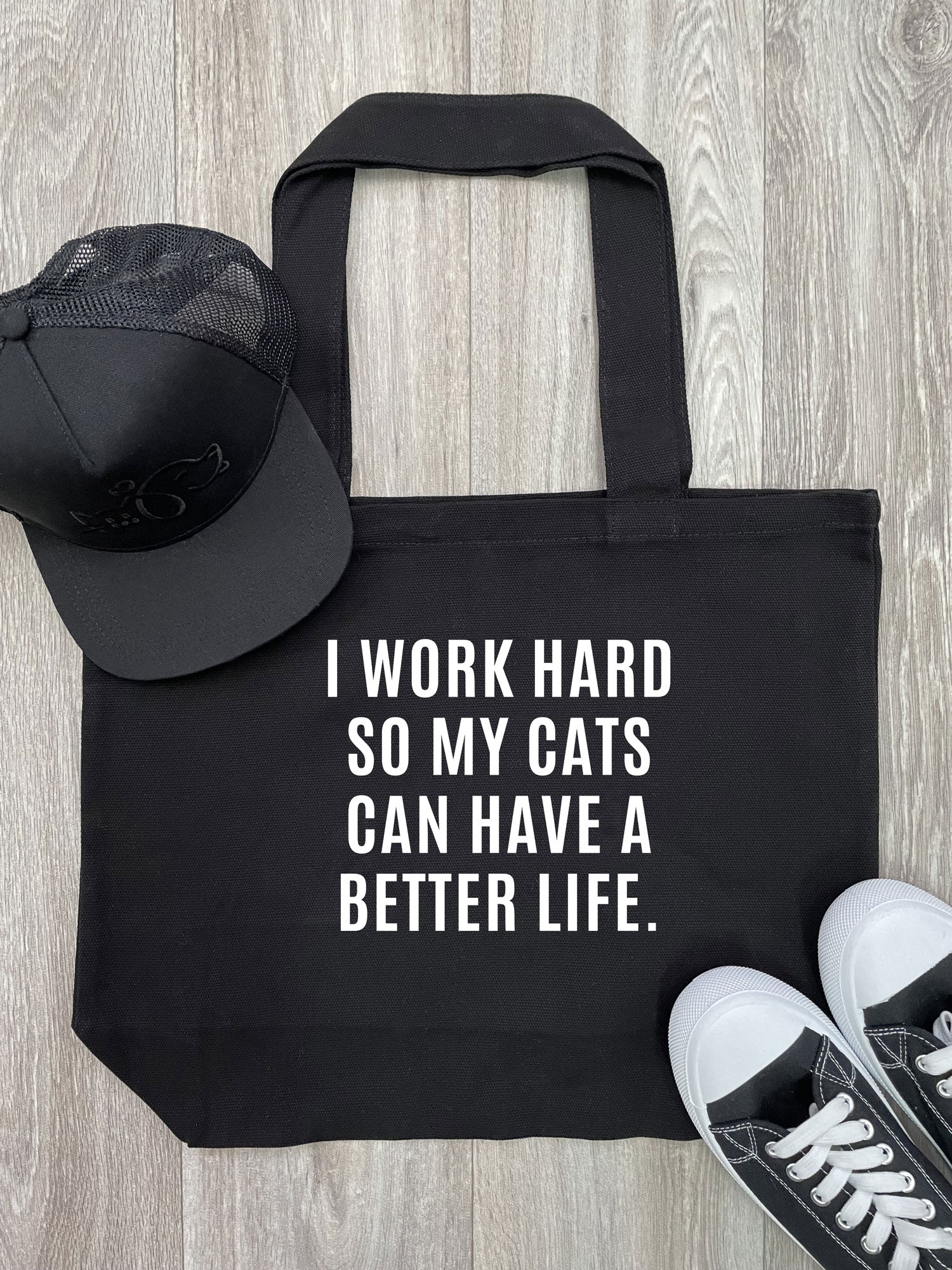 I Work Hard So My Cat Can Have A Better Life Stella Tote Bag